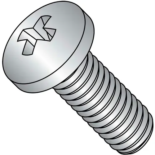 2-56 x 1/4 MS51957, NAS-1635 Phillips Pan Machine Screw Coarse - Full Thread - S/S - Pkg of 4000 While Supplies Last