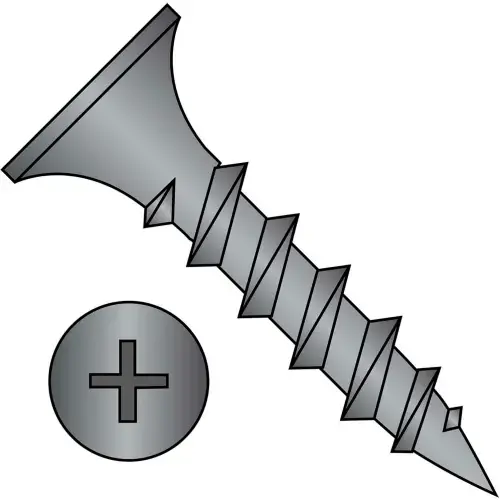 Best Price 10 x 2 Phillips Recess Bugle Head UNC Drywall Screw Black Phosphate Particle Board - Pkg of 1000