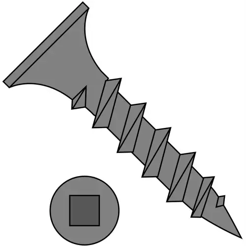10 x 3 Square Recess Drive Bugle Head Coarse Thread Drywall Screw Black Phosphate - Pkg of 1000 Sale