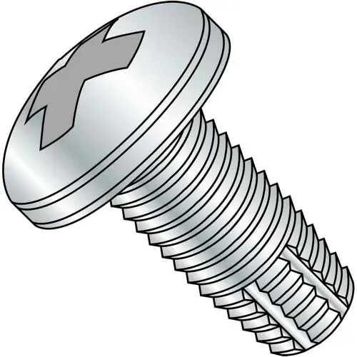 4-40X1/4 Phillips Pan Thread Cutting Screw Type F Fully Threaded Zinc Bake, Pkg of 10000 Factory Price