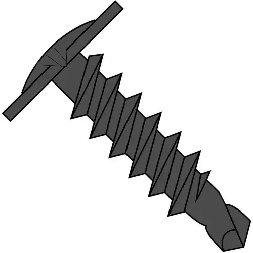 Special Discount 8 x 3/4 Phillips Modified Truss Head Full Thread Self Drilling Screw Black Phos - Pkg of 5000