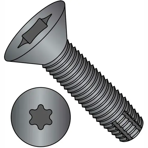 5/16-18X6 Six Lobe Flat Floor Board Screw Type F Black Phosphate, Pkg of 200 New Release