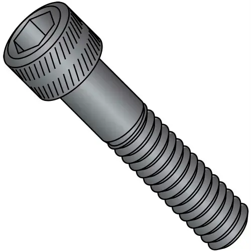 Professional Grade 5-40x3/4 Coarse Thread Socket Head Cap Screw Plain, Pkg of 100