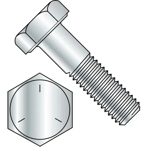 Sale Hex Cap Screw - 5/16-18 x 2" - Carbon Steel - Zinc CR+3 - Gr 5 - PT - UNC, Pack of 100