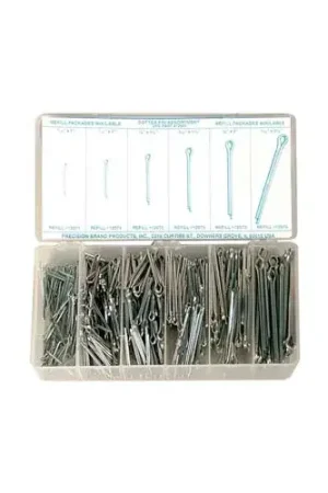 600 Piece Cotter Pin Assortment - Made In USA Hassle-Free Returns