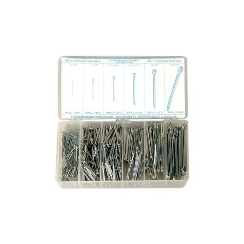 600 Piece Cotter Pin Assortment - Made In USA Hassle-Free Returns