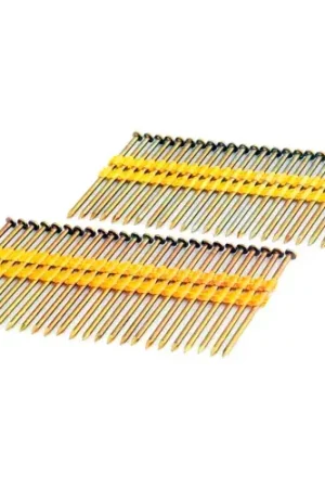 Genuine Freeman Framing Nails FR.131-3B, 3" x .131", Plastic Collated, Coated Smooth Shank, 2000/Bx