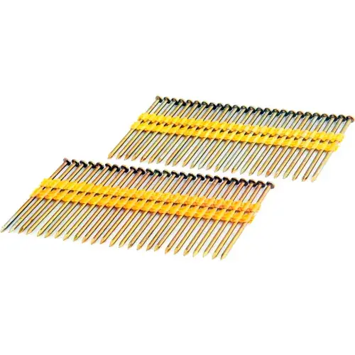 Genuine Freeman Framing Nails FR.131-3B, 3" x .131", Plastic Collated, Coated Smooth Shank, 2000/Bx
