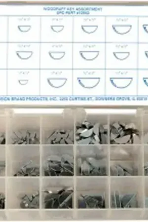 High Quality 66 Piece Stainless Steel Woodruff Key Assortment Maintenance Kit - Made In USA