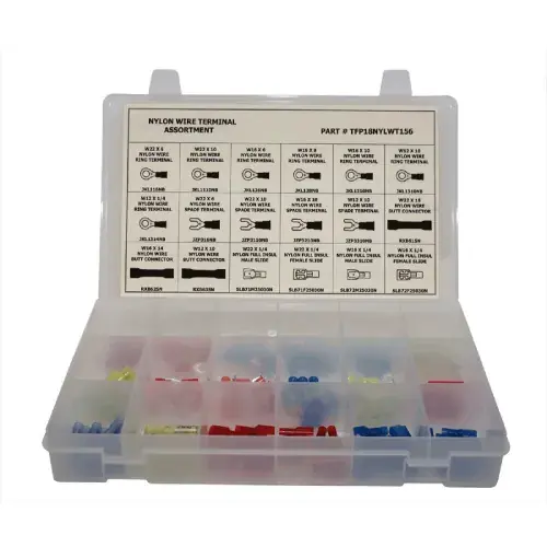 156 PC Electrical Nylon Wire Terminal Assortment Don't Miss Out