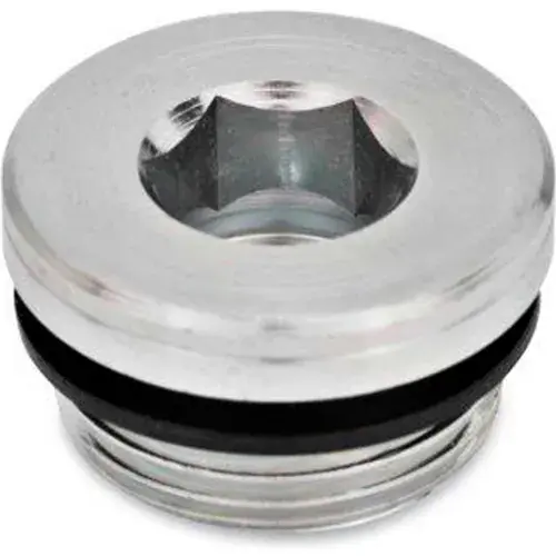 Save Now J.W. Winco GN 749 Threaded Pipe Plugs, Steel, Zinc Plated, w/ NBR Synthetic Rubber Seal, M 10 x 1