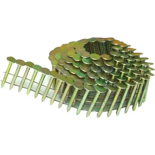 Bostitch 1-1/4" Smooth Shank 15 Degree Coil Roofing Nails, 7200/Qty While Supplies Last