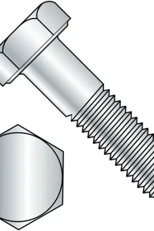 Hex Head Cap Screw - M8 x 1.25 x 10mm - Steel - Zinc Clear - Class 8.8 - DIN 933 - Pkg of 100 Holiday Sale
