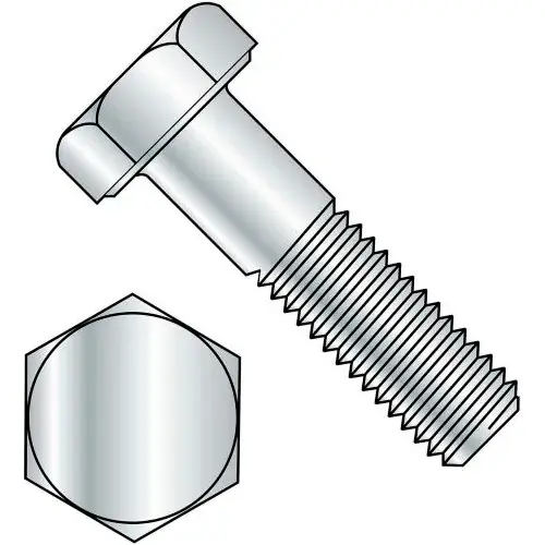 Hex Head Cap Screw - M8 x 1.25 x 10mm - Steel - Zinc Clear - Class 8.8 - DIN 933 - Pkg of 100 Holiday Sale