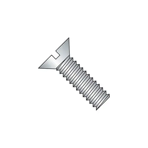 M3 x 0.5 x 14mm Machine Screw - Slotted Flat Head - Steel - Zinc - DIN 125B - Pkg of 100 New Release