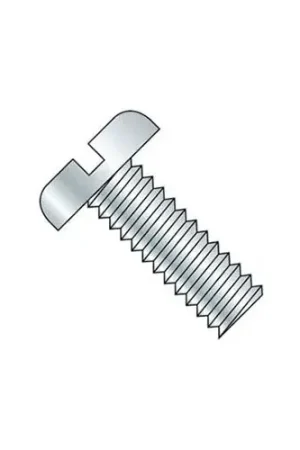 Special Offer M8 x 1.25 x 25mm Machine Screw - Slotted Pan Head - Steel - Zinc - DIN 125B - Pkg of 100