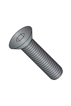 M3 x 0.5 x 16mm Flat Socket Cap Screw - Steel - Black Oxide - DIN 125B - Class 10.9 - Pkg of 100 Final Sale