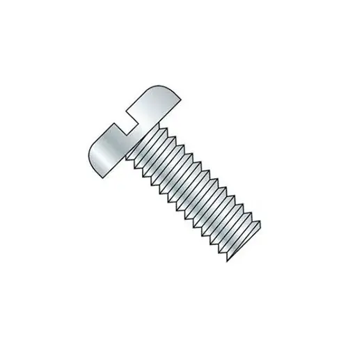 M6 x 1.0 x 50mm Machine Screw - Slotted Pan Head - Steel - Zinc - DIN 125B - Pkg of 100 Hot Picks