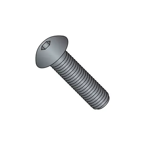 High Quality M12 x 1.75 x 35mm Button Socket Cap Screw - Steel - Black Oxide - DIN 125B - Class 10.9 - Pkg of 50