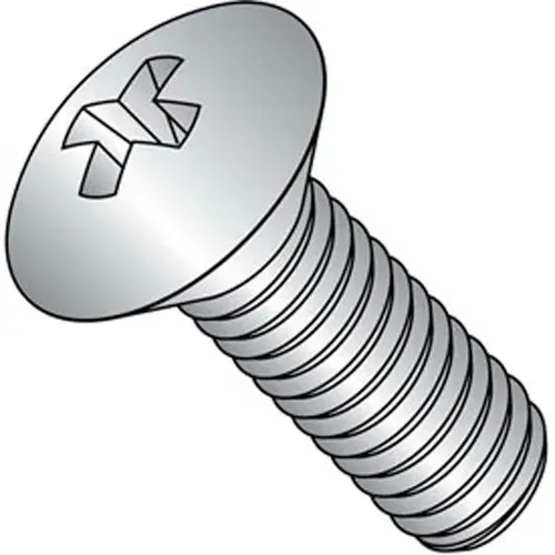 M5 x 0.8 x 25mm - Phillips Oval Head Machine Screw - 304 Stainless Steel - DIN 966 - Pkg of 100 Same Day Shipping