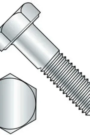 Authentic M4 x 0.7 x 16mm - Hex Head Cap Screw - 304 Stainless Steel - DIN 931/933 - Pkg of 100