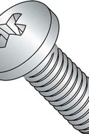 Best Choice M2 x 0.4 x 4mm - Machine Screw - Phillips Pan Head - 304 Stainless Steel - DIN 7985 - Pkg of 100