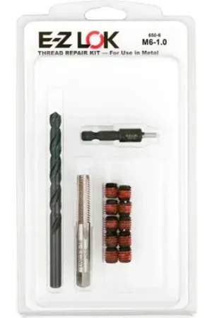 E-Z LOK™ Thread Repair Kit for Metal - Standard Wall - M6-1.0 x 3/8-16 - EZ-650-6 One Day Deal