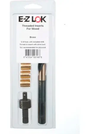 E-Z Knife™ Threaded Insert Installation Kit for Hard Wood - Brass - 3/8-24 - EZ-400-624 Big Sale