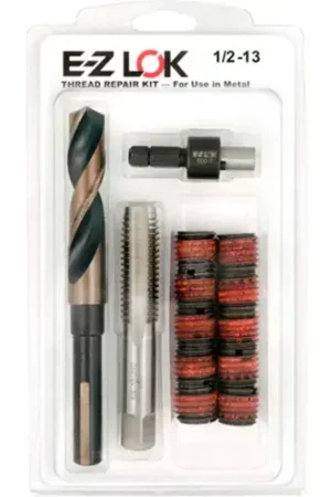 E-Z LOK™ Thread Repair Kit for Metal - Standard Wall - 1/2-13 x 3/4-10 - EZ-329-8 Bargain
