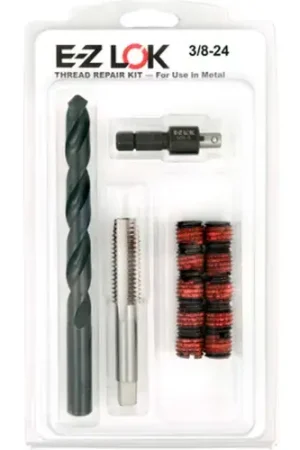E-Z LOK™ Thread Repair Kit for Metal - Standard Wall - 3/8-24 x 9/16-12 - EZ-329-624 Buy Today
