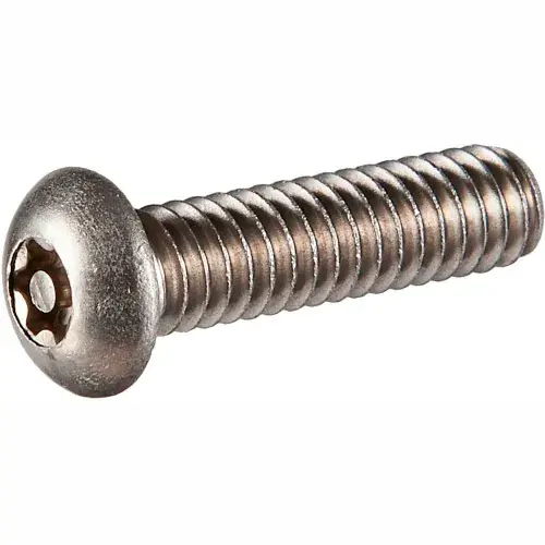 Hassle-Free Returns M5 x 0.8 x 20mm Security Machine Screw - Button Torx Head - 18-8 Stainless Steel - Pkg of 100