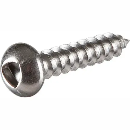 10A x 2" Tamper-Proof Security Sheet Metal Screw - TP3 Pan Trilobular Head - 410 SS - 100 Pk Today Only
