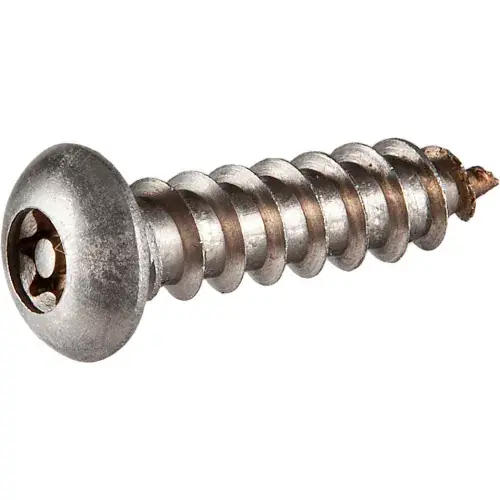 Best Price 8AB x 1-1/2" Security Sheet Metal Screw - Button Torx Head - 18-8 Stainless Steel - Pkg of 100