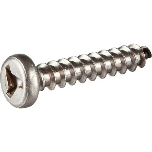 4AB x 1/2" Security Tri-Wing Sheet Metal Screw - Pan Head - 18-8 Stainless Steel - Pkg of 100 One Day Deal