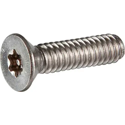 8-32 x 1" Tamper-Proof Security Machine Screw - Flat Torx Head - 18-8 Stainless Steel - 100 Pk Save Now