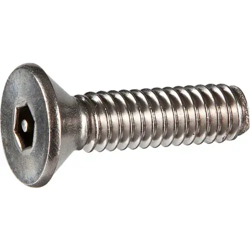 M6 x 1.0 x 20mm Tamper-Proof Security Cap Screw - Flat Socket Head - 18-8 Stainless Steel - 50 Pk Factory Price