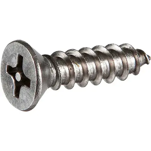 8 x 2-1/2" Security Sheet Metal Screw - Flat Phillips Head - 18-8 Stainless Steel - Pkg of 100 Sale