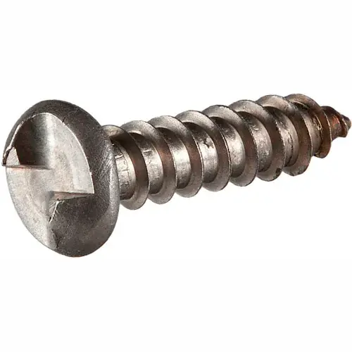 Same Day Shipping 10A x 1-1/4" One-Way Security Sheet Metal Screw - Round Head - 18-8 Stainless Steel - Pkg of 100