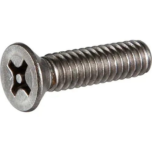 Get Yours 6-32 x 1-1/4" Security Machine Screw - Flat Phillips Head - 18-8 Stainless Steel - Pkg of 100
