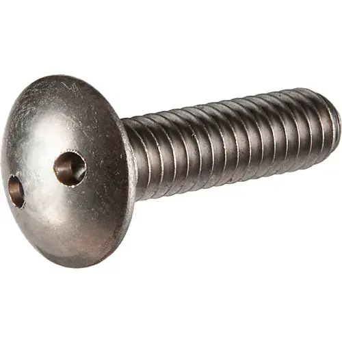 Deal 8-32 x 2" Tamper-Proof Security Spanner Machine Screw - Oval Head - Brass - Plain - Pkg of 100