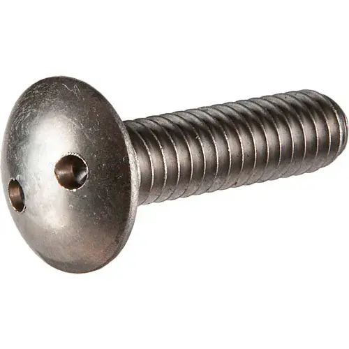 6-32 x 1-1/2" Security Spanner Machine Screw - Oval Head - 18-8 Stainless Steel - 100 Pk Price Drop