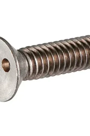 Best Choice 6-32 x 2" Tamper-Proof Security Spanner Machine Screw - Flat Head - 18-8 Stainless Steel - 100 Pk