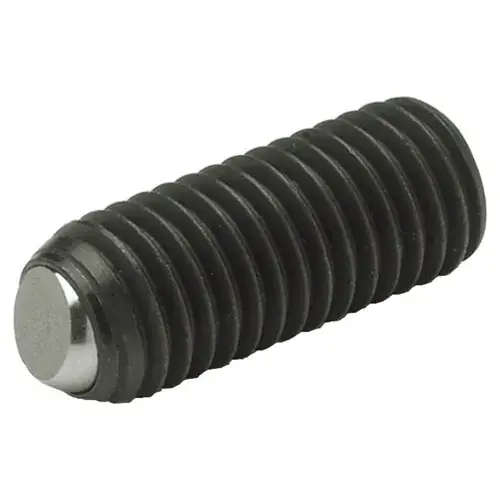 Limited Offer J.W. Winco 605-M8-25-B Set Screw w/ Flat Ball - M8 x 1.25 Thread - 25mm Thread Length