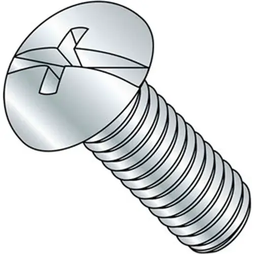 Buy Online 10-24 x 2" Machine Screw - Round Head - Phillips/Slotted - Steel - Zinc CR+3 - FT, Pack of 100