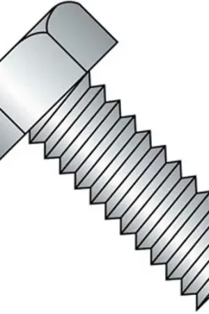 Same Day Shipping 8-32 x 1" Machine Screw - Indented Hex Head - Unslotted - Steel - Zinc CR+3 - FT - UNC, Pack of 100
