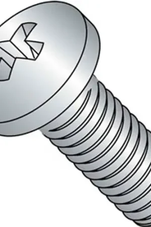4-40 x 1-1/4" Machine Screw - Pan Head - Phillips - Steel - Zinc CR+3 - FT, Pack of 100 Sale