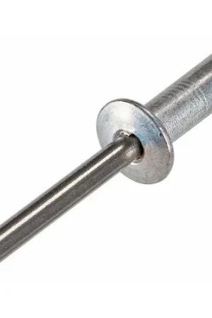 Pop Blind Rivet - 3/16 x 6-8 - Button Head - Up to 1/2" Grip - Steel/Steel - USA - Pkg of 500 Must Have