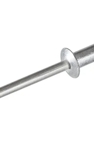 Bargain Pop Blind Rivet - 1/4 x 8-16 - Button Head - Up to 1" Grip - Aluminum/Aluminum - USA - Pkg of 200