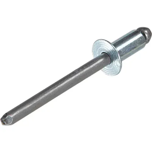 While Supplies Last Pop Blind Rivet - 5/32 x 5-6 - Countersunk Head - Up to 3/8" Grip - Steel/Steel - USA - Pkg of 500
