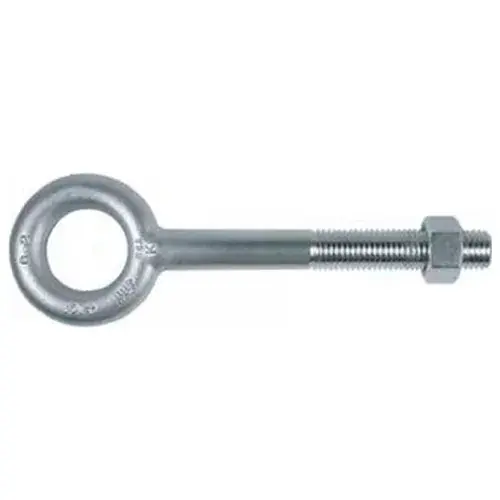 Final Sale Nut Eyebolt - 3/4-10 x 10"L - 1-1/2" I.D. - 2-13/16" O.D. - Shoulder Pattern - Carbon Steel
